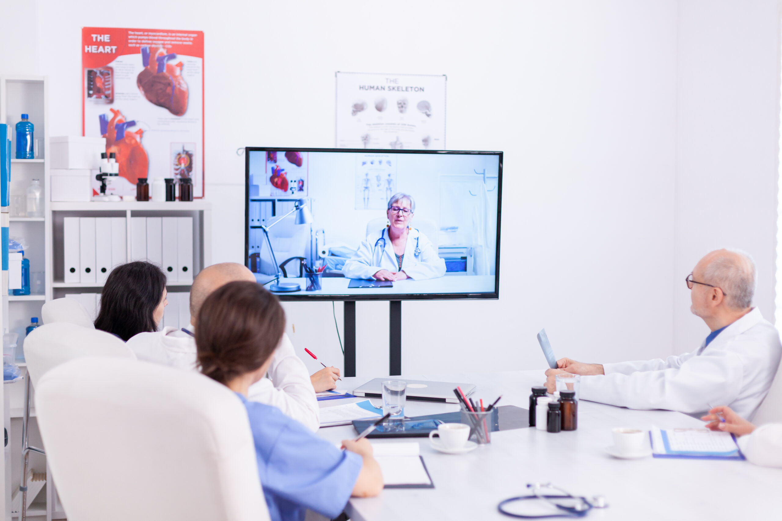 Video conference with doctor